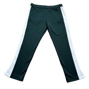 Tory Burch Sport Green/White Colorblock Track Pant - Women's Medium